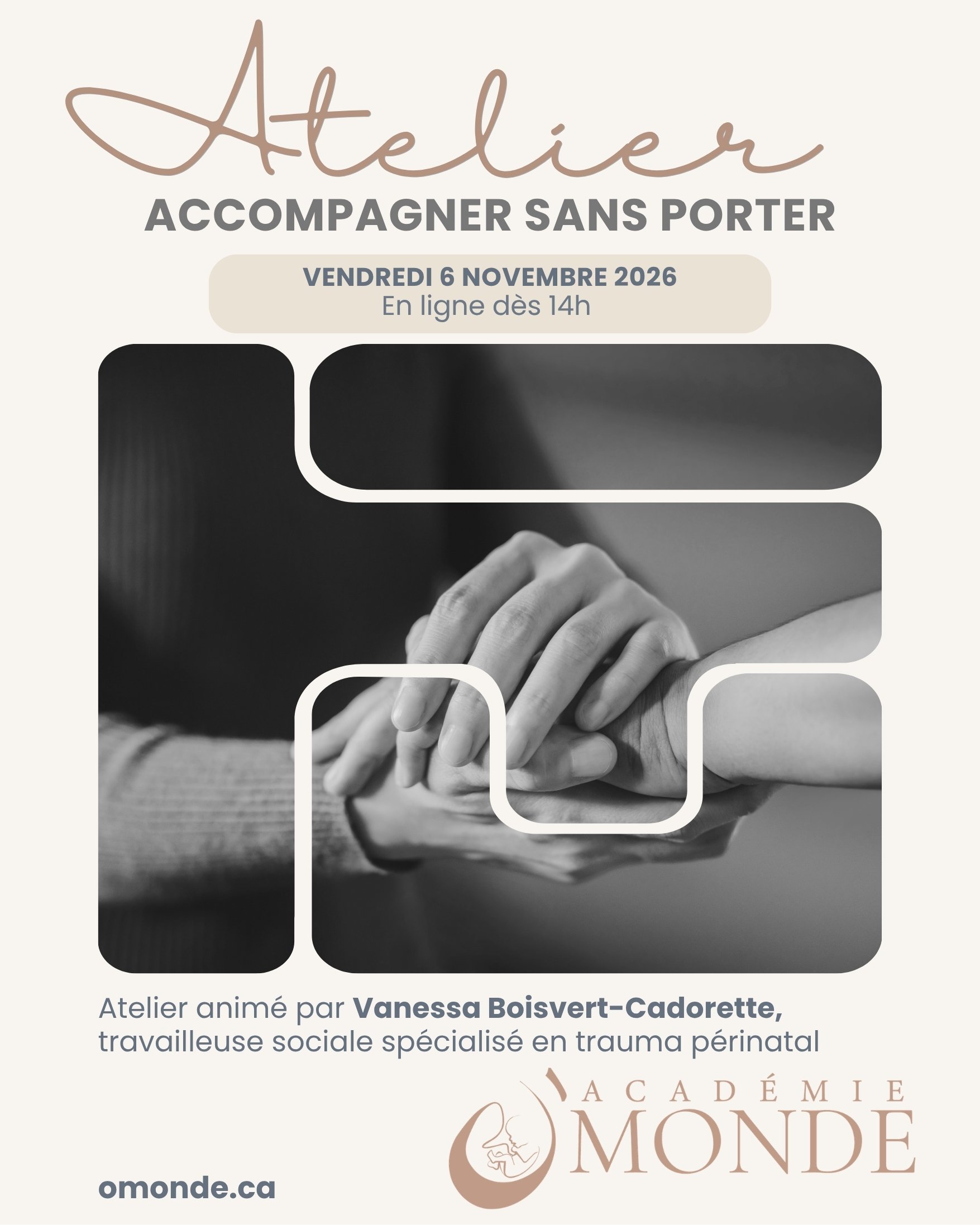 Atelier pour profesionnel – Accompagner sans porter