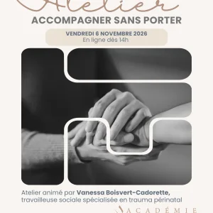 Atelier pour profesionnel - Accompagner sans porter